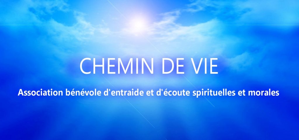 Bannière de l'association spiritualiste Chemin de Vie de Villefranche-sur-Saône
